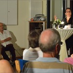 2016 musikalische Lesung in Niendorf mit Sandra Maria Schöner und der Mischpoke, Foto: BGFG