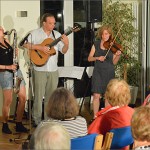 2016 musikalische Lesung in Niendorf mit Sandra Maria Schöner und der Mischpoke, Foto: BGFG